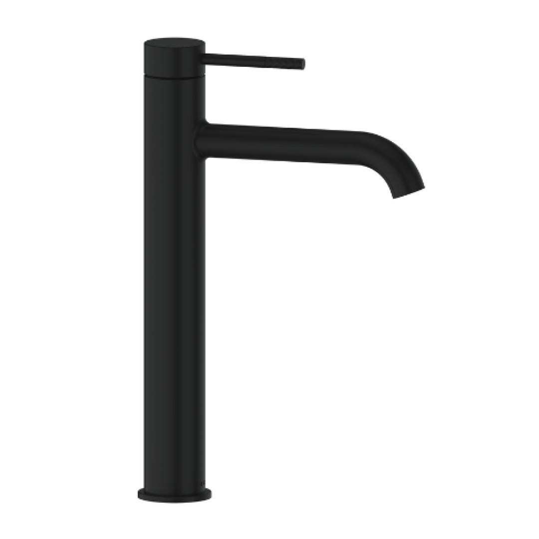 Greens Optima Plus Tower Basin Mixer Pvd Matte Black