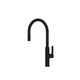 Greens Craft Pull-Down Kitchen Mixer With Kitchen Spout Pvd Matte Black