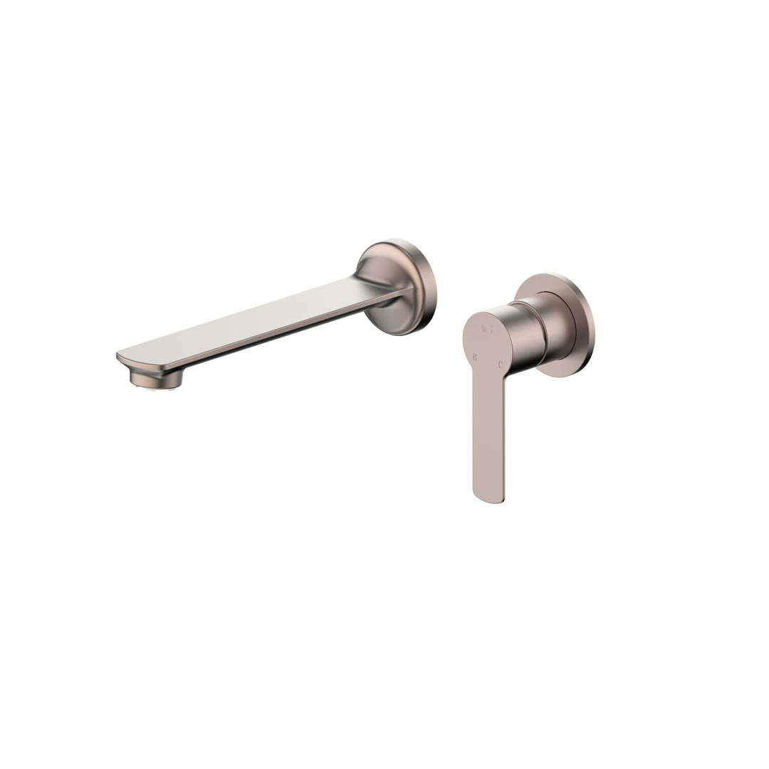 Greens Astro Ii Wall Basin/Bath Set Pvd Brushed Bronze