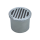 Brass Grate To Suit 50/80 Leak Control Flange Round Chrome