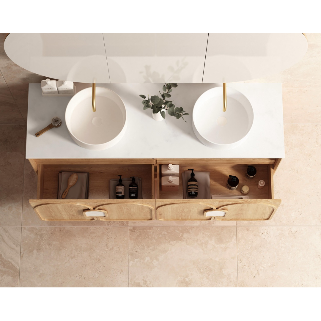 Otti Laguna Mk Ii 1500 Natural Woodland Oak Wall Hung Cabinet Only