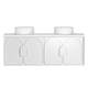 Otti Laguna Mk Ii 1500 Matte White Wall Hung Vanity With Pure White Top
