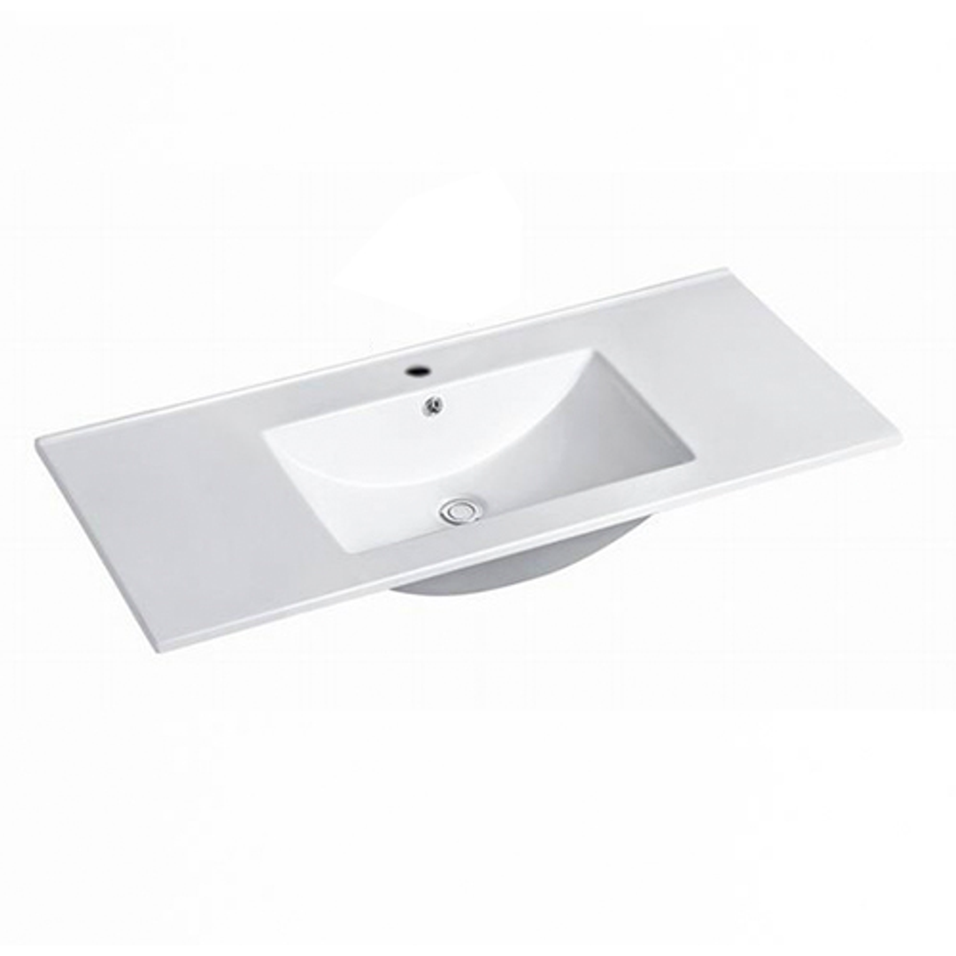 Otti Laguna Mk Ii 900 Natural Woodland Oak Wall Hung Vanity With Ceramic Top