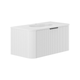 Fienza Lola Matte White 900 Minka Curved Satin White Wall Hung Cabinet 1 Drawer 1Th