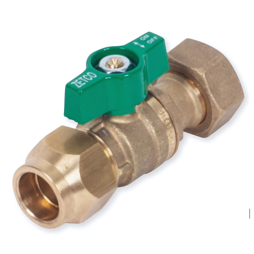 LOOSE NUT BALL VALVES 20MM X 20MM C WATER  FOR INST.KIT