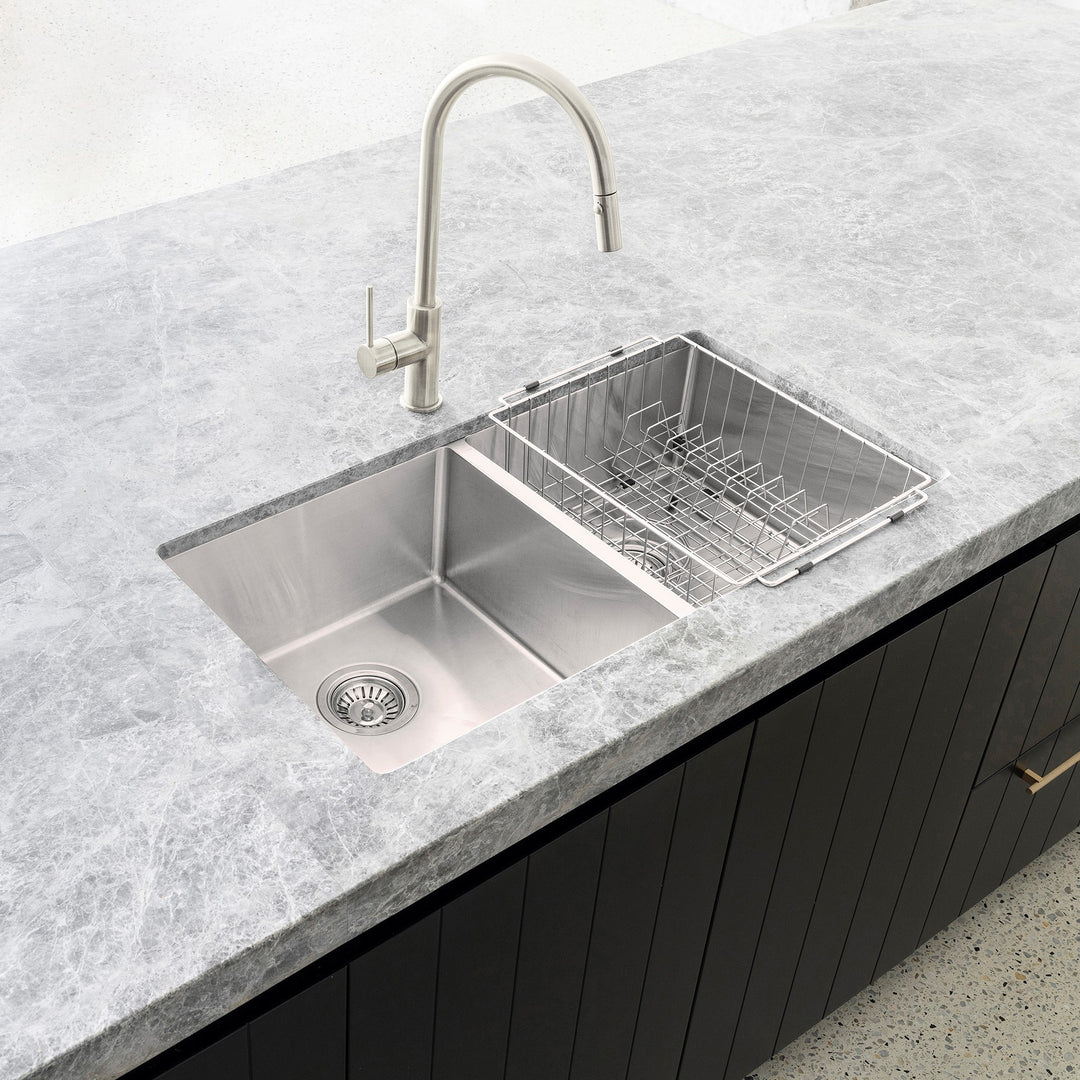 Meir Dish Rack Brushed Nickel