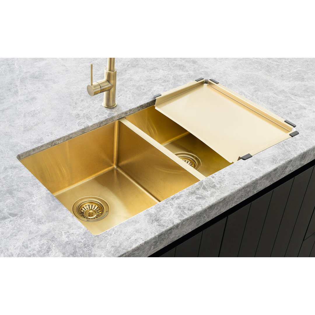 Meir Dish Draining Tray Tiger Bronze