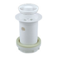 Plug & Waste 40Mm  With Overflow Coloured - Pvc White