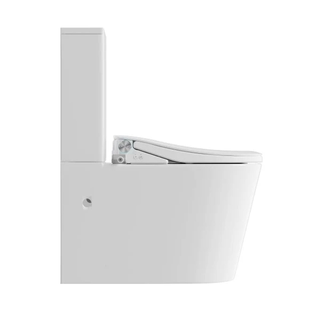 Lafeme Thea Standard Bidet Seat With Luna Rimless Toilet