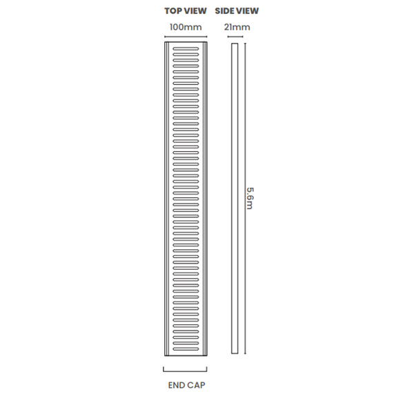 Lauxes Grates Next Generation 21 Brushed Nickel 5.6M