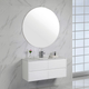 Aulic Leona 1500mm Wall-Hung Double Vanity - Undermount Basin with Alpine White Stone Top