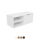 Fienza Margot 900-1200 Curved Vanity 1Dr Wh Lfs Custom Width Std Top Basin Not Included