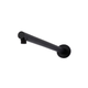 Meir Round Wall Shower Arm 400Mm Matte Black