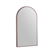 Remer Modern Arch Cuban Bronze Framed Mirror