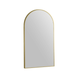 Remer Modern Arch Nordic Gold Framed Mirror With Mirage Magnifier