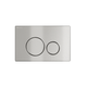 LINSOL Marq Flush Plate With Round Buttons Brushed Nickel
