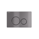 LINSOL Marq Flush Plate With Round Buttons Gunmetal