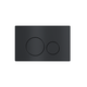LINSOL Marq Flush Plate With Round Buttons Matte Black