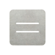 MARBLETREND FLINDERS 130X 130X1.6MM WASTE COVER STAINLESS STEEL FGST