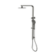 LINSOL Mason Shower Combo With Multifunction Handpiece And 200Mm Round Head Gunmetal