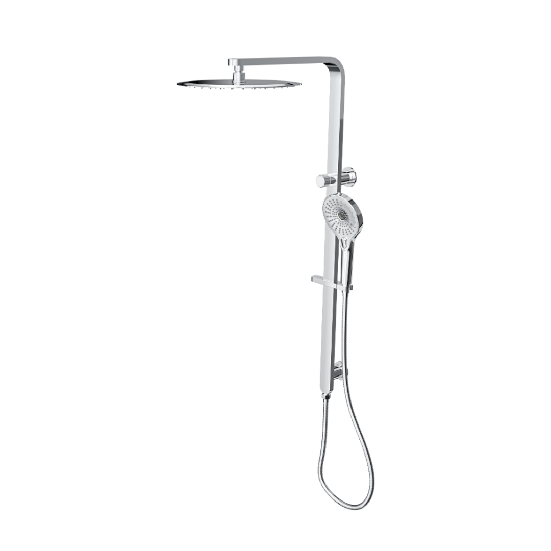 Linsol Mason Shower Combo With Multifunction Handpiece And 300Mm Round Head Chrome