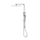 LINSOL Mason Shower Combo With Multifunction Hand Piece & 300Mm Square Head Brushed Nickel