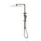 LINSOL Mason Shower Combo With Multifunction Handpiece And 300Mm Square Head Gunmetal