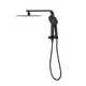 LINSOL Mason Short Shower Combo With Multifunction Hand Piece & 300Mm Round Head Matte Black