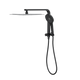 LINSOL Mason Short Shower Combo With Multifunction Hand Piece & 300Mm Square Head Matte Black