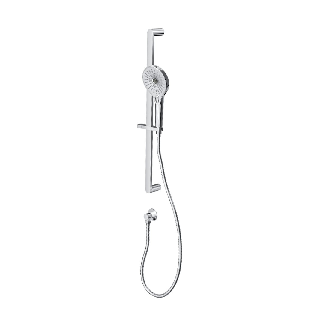 Linsol Mason Sliding Shower Rail With Multifunction Handpiece Chrome