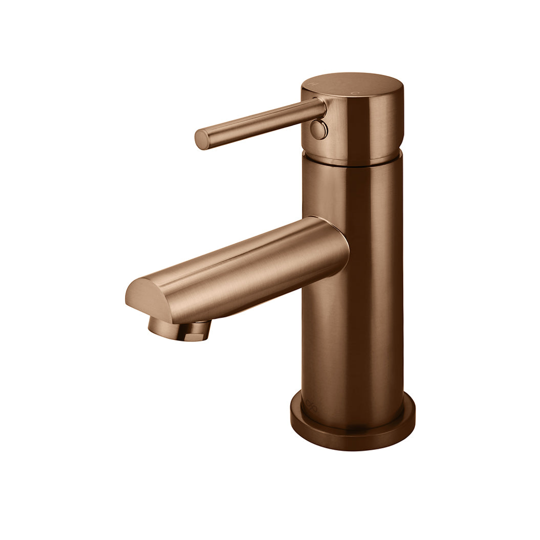 Meir Round Basin Mixer Lustre Bronze