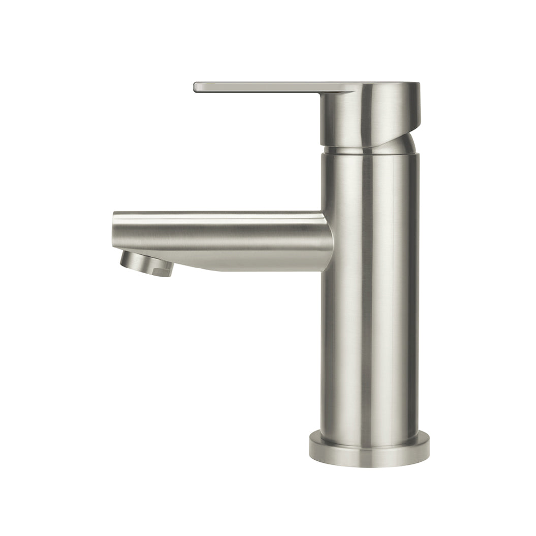 Meir Round Paddle Basin Mixer Brushed Nickel