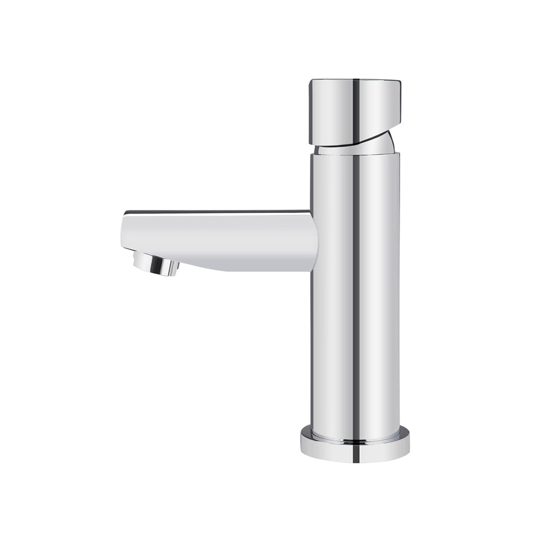 Meir Round Pinless Basin Mixer Polished Chrome