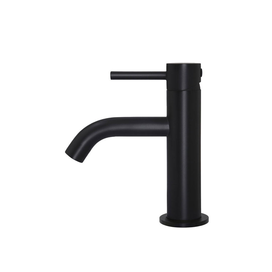 Meir Piccola Basin Mixer Tap Matte Black Mb03Xs