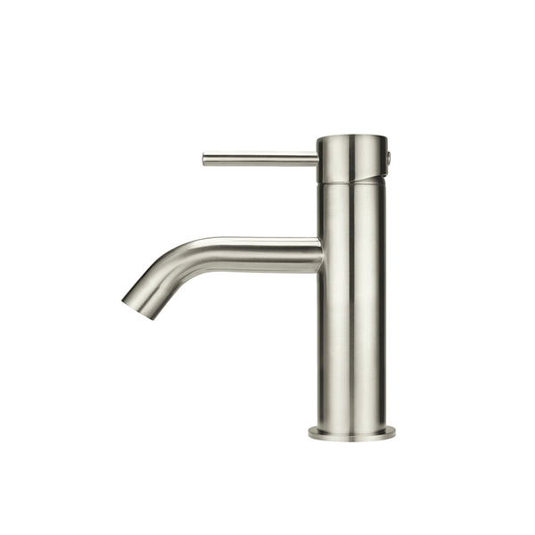 Meir Piccola Basin Mixer Tap Brushed Nickel
