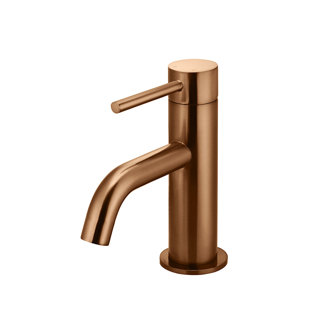 Meir Piccola Basin Mixer Tap Lustre Bronze