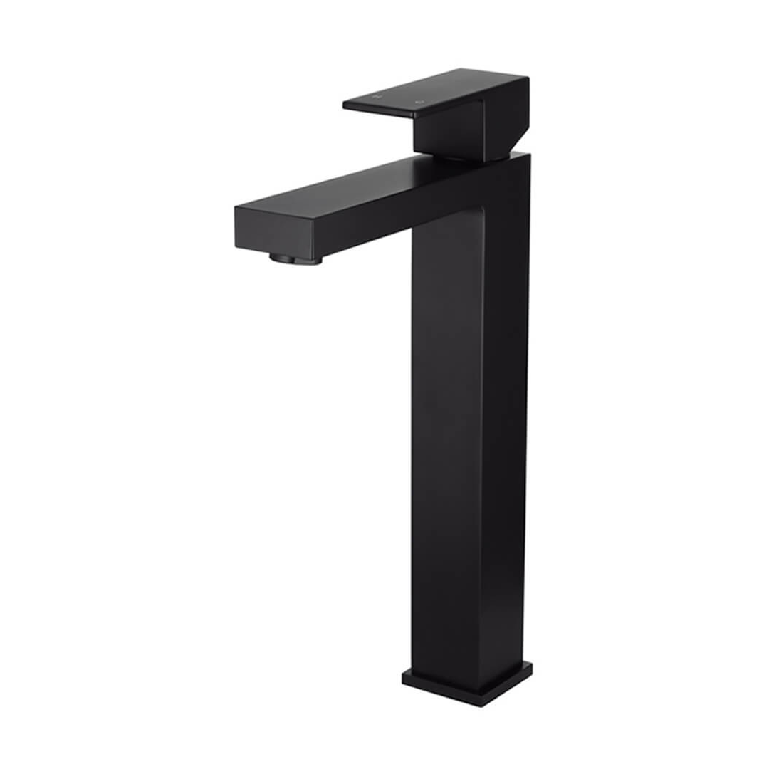 Meir Square Tall Basin Mixer Matte Black