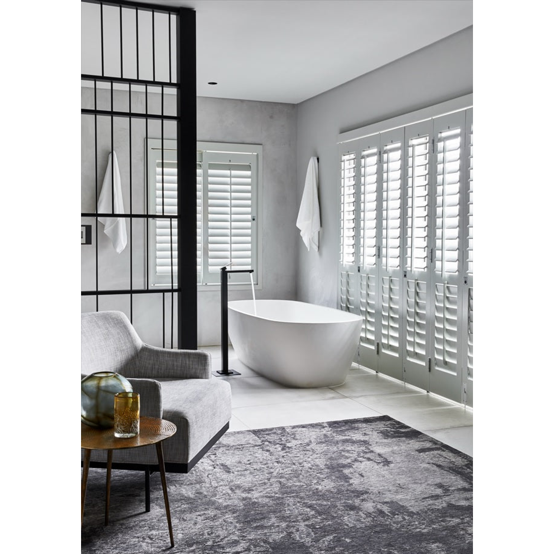 Meir Square Freestanding Bath Mixer Matte Black