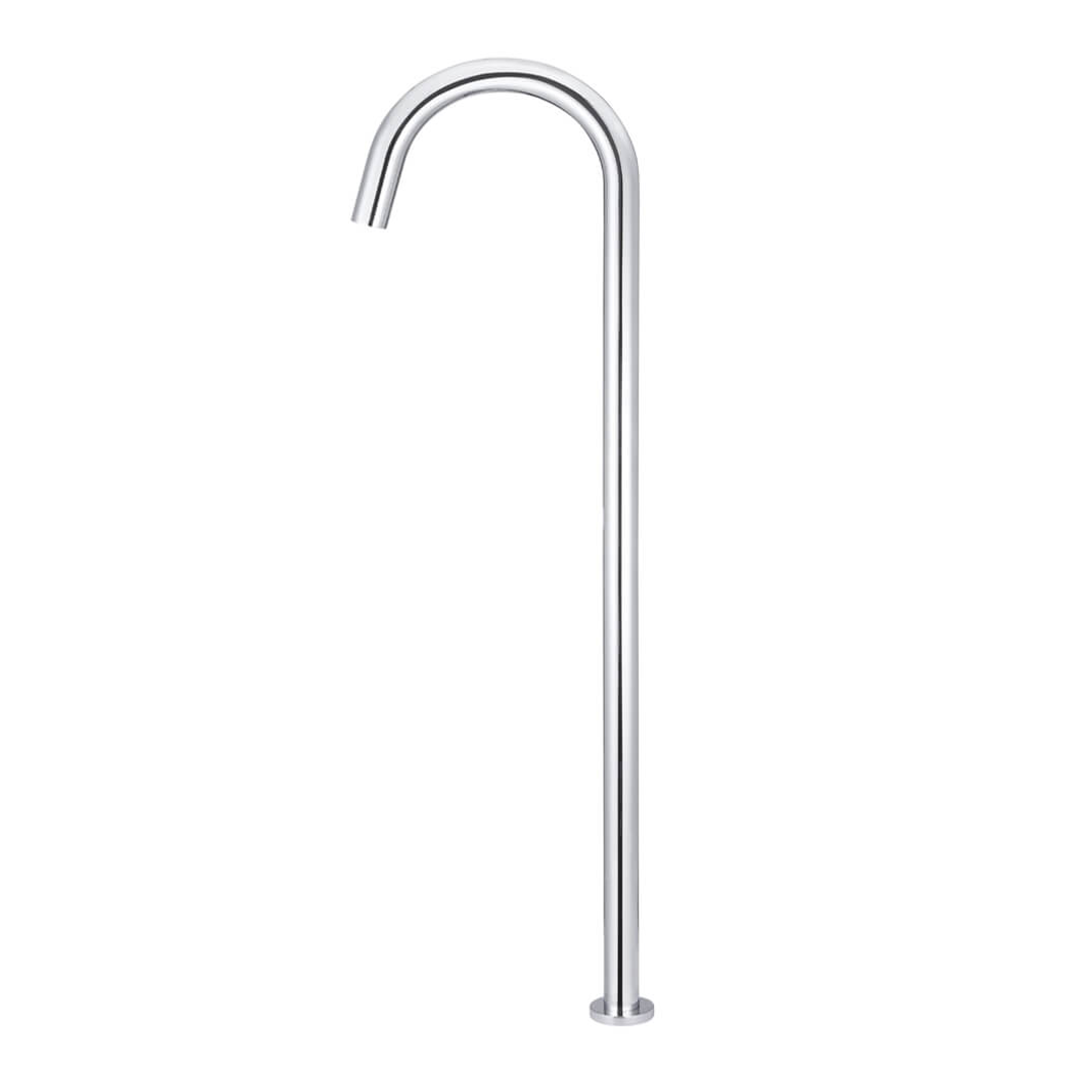 Meir Round Freestanding Bath Spout Polished Chrome