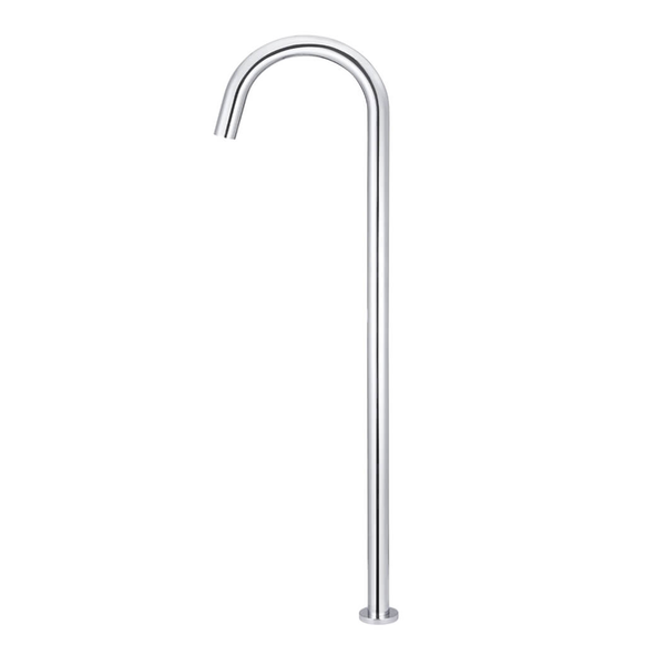 Meir Round Freestanding Bath Spout Polished Chrome