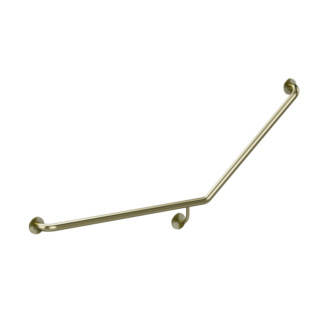 Meir Care Range 40 Degree Left Side Grab Rail Tiger Bronze Mcr-40Lh70-Pvdbb