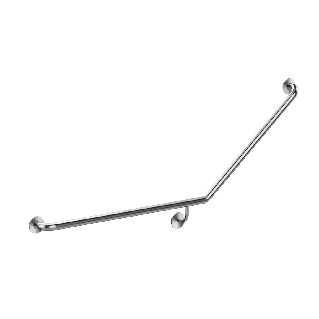 Meir Care Range 40 Degree Left Side Grab Rail Brushed Nickel Mcr-40Lh70-Pvdbn