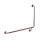 Meir Care Range 90 Degree Left Side Grab Rail 600Mm Champagne Mcr-90Lh60-Ch
