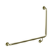 Meir Care Range 90 Degree Left Side Grab Rail 600Mm Tiger Bronze Mcr-90Lh60-Pvdbb