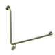 Meir Care Range 90 Degree Right Side Grab Rail 600Mm Tiger Bronze Mcr-90Rh60-Pvdbb