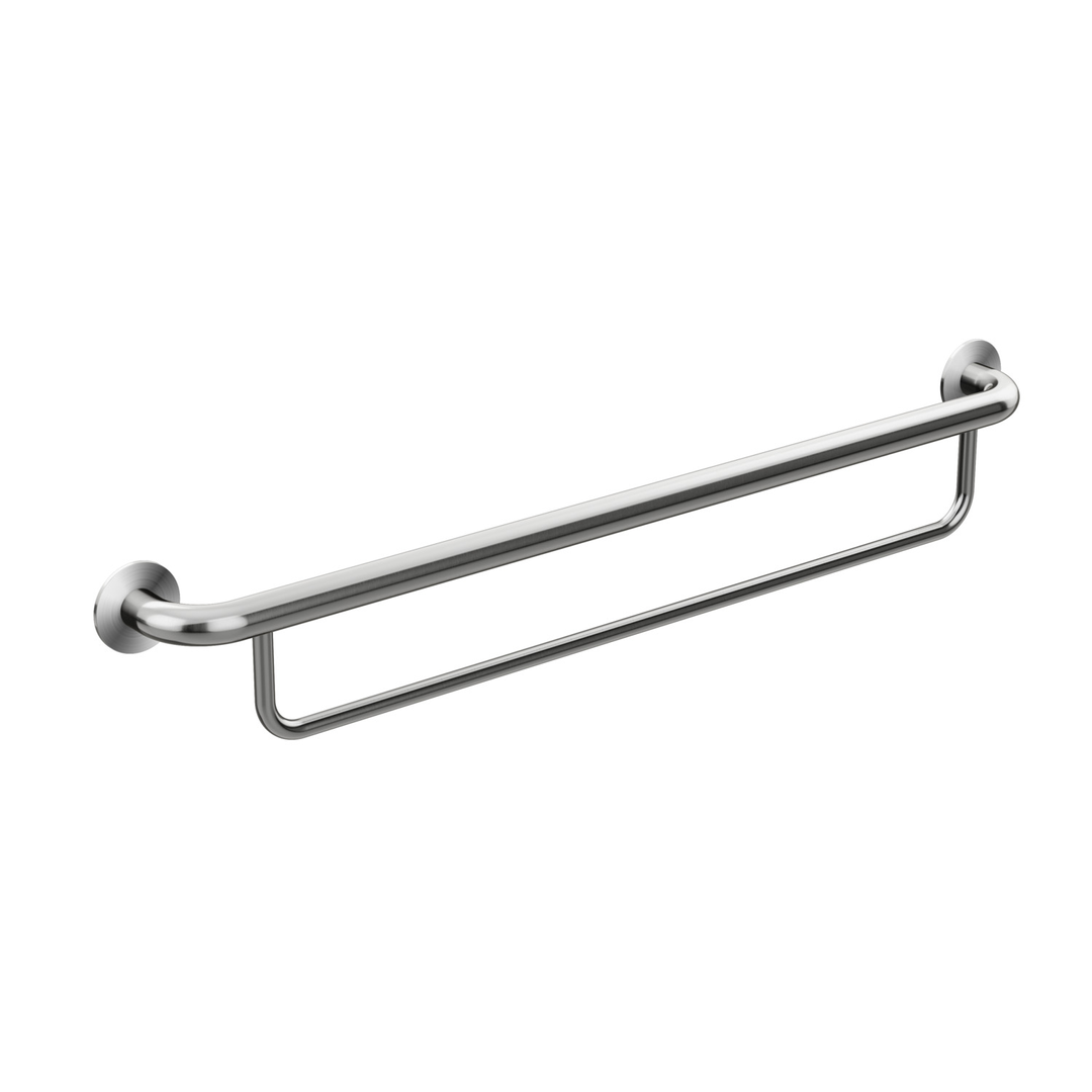 Meir Care Range Bath Towel Rail Brushed Nickel Mcr-Tr75-Pvdbn