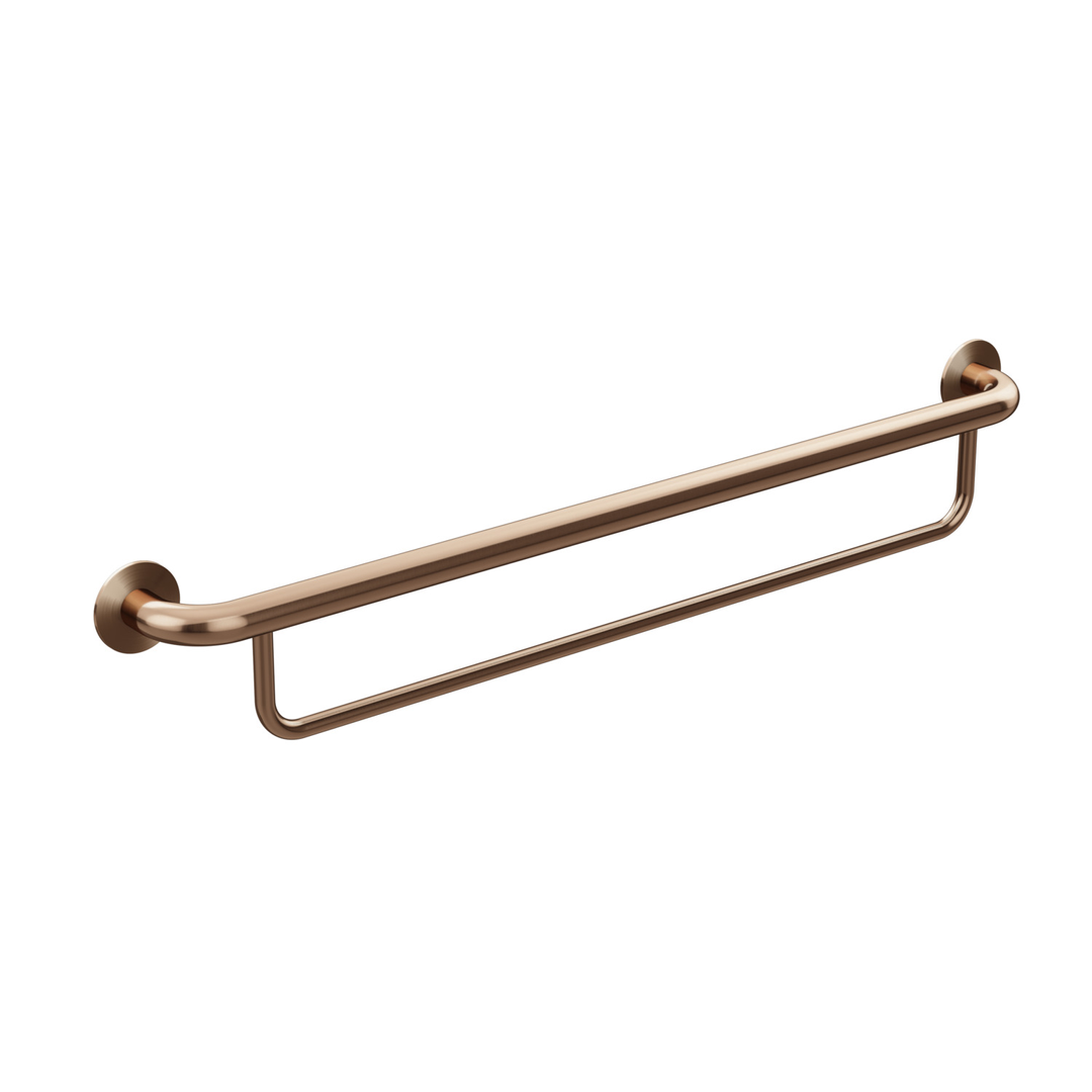 Meir Care Range Bath Towel Rail Lustre Bronze Mcr-Tr75-Pvdbz
