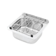 Stainless Cleaners Sink C/W Grate & Adjustable Legs