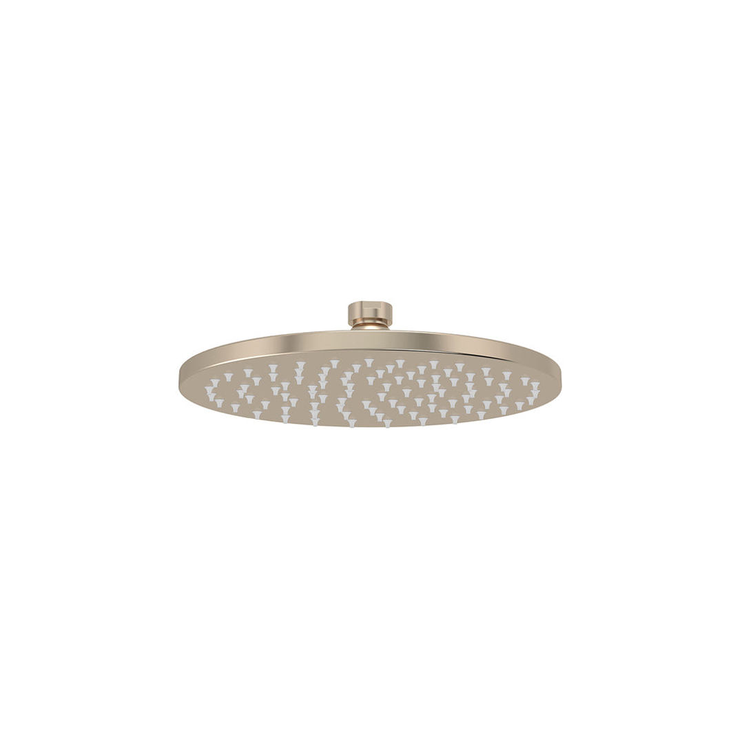 Meir Round Shower Rose 200Mm Champagne