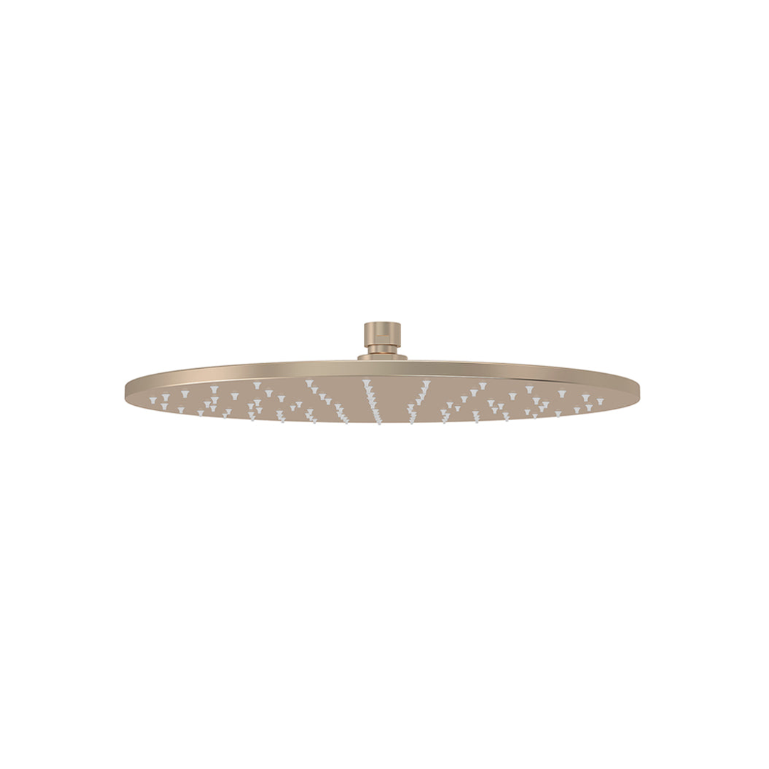 Meir Round Shower Rose 300Mm Champagne